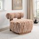 Furniture of America® Niobe Rustic Orange Accent Chair-1