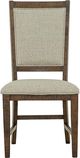 Magnussen Home® Bay Creek Baja Fog/Toasted Nutmeg Step Up Side Chair with Upholstered Seat and Back-1