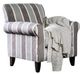 Furniture of America® Misty Stripe Chair-0