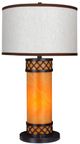 Cal® Lighting & Accessories Valencia Iron/Topaz Table Lamp-0