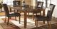 Allwood Furniture Group #121 Faux Brown Marble Dining Table Set-0