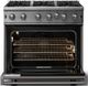 Viking® 5 Series 36" Damascus Gray Pro Style Natural Gas Range-1