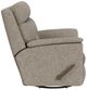 Flexsteel® Mason Silver Muslin Swivel Gliding Recliner-2
