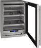 U-Line® 5 Class 24" Stainless Frame Beverage Center-1