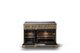 Viking® 5 Series 48" Golden Hour Pro Style Induction Range with Brushed Brass Trim-1