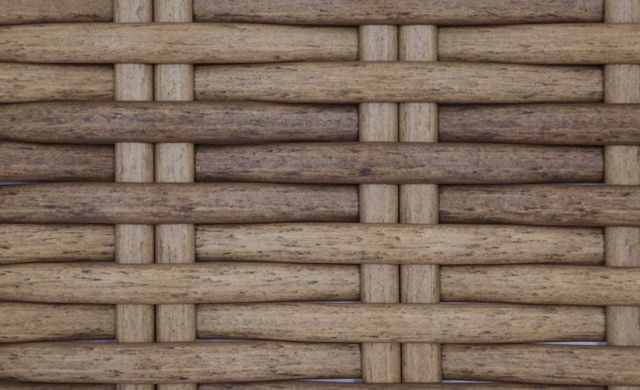 Sunset West Havana Aged Tobacco Resin Wicker Outdoor Counter Stool with Canvas Flax Cushion-1