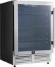 FORNO® Frescolino Series Alta Qualita 24" 4.8 Cu. Ft. Fingerprint Resistant Stainless Steel Beverage Center -1