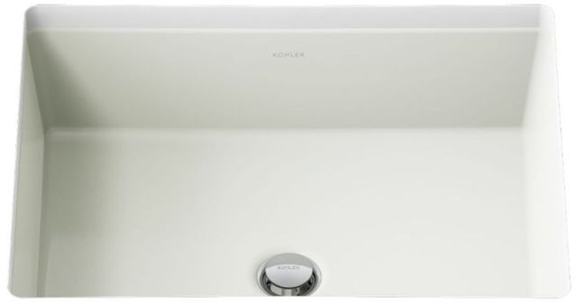 Kohler Verticyl® Dune 19.75" Rectangular Undermount Bathroom Sink Overflow Drain-4