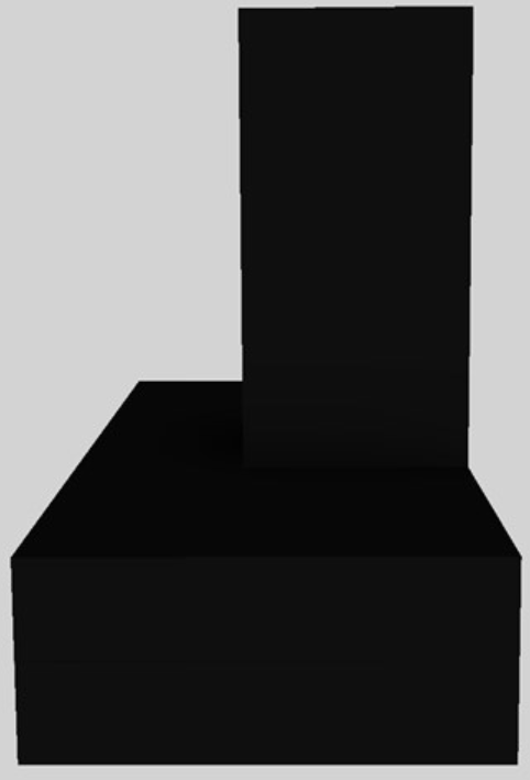Vent-A-Hood® 42" Black Contemporary Wall Mounted Range Hood-1