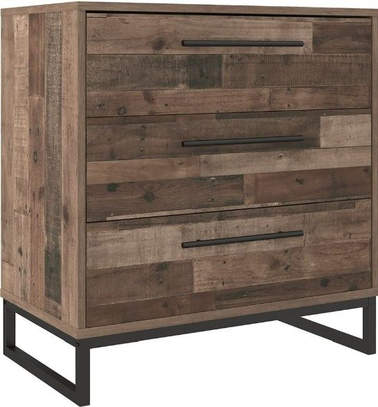 Signature Design by Ashley® Neilsville 3-Piece Multi Gray Full Panel Platform Bed Set-3