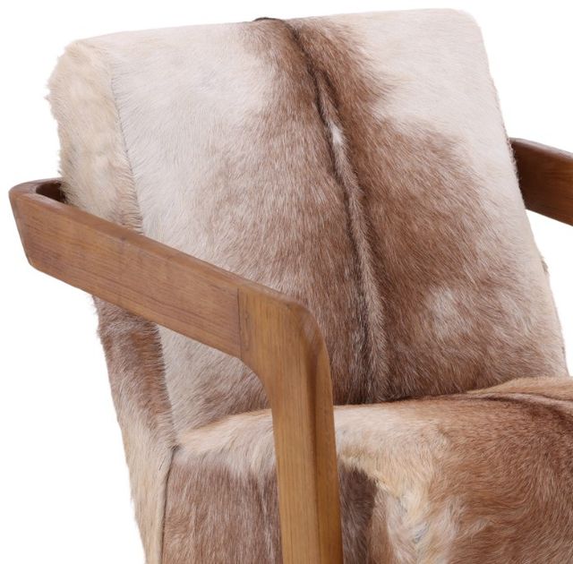 Dovetail Furniture Bautista Brown/Natural Wood Occasional Chair-4