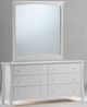 Night & Day Furniture™ Clove Cases White Mirror for Dresser-1