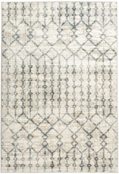 Orian Riverstone Barley Soft White 5'x8' Area Rug-0