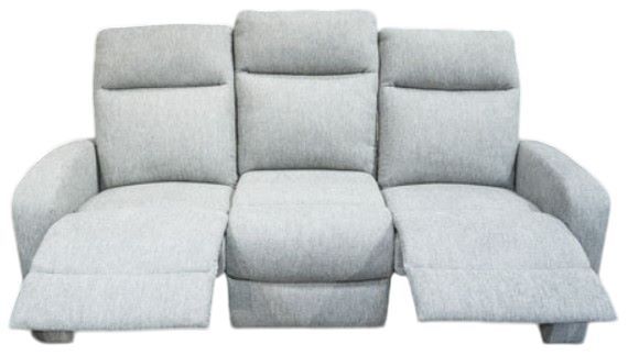 Signature Design by Ashley® Gauntlet Sterling Manual Reclining Sofa-1