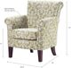 Olliix by Madison Park Green Brooke Tight Back Club Chair-1