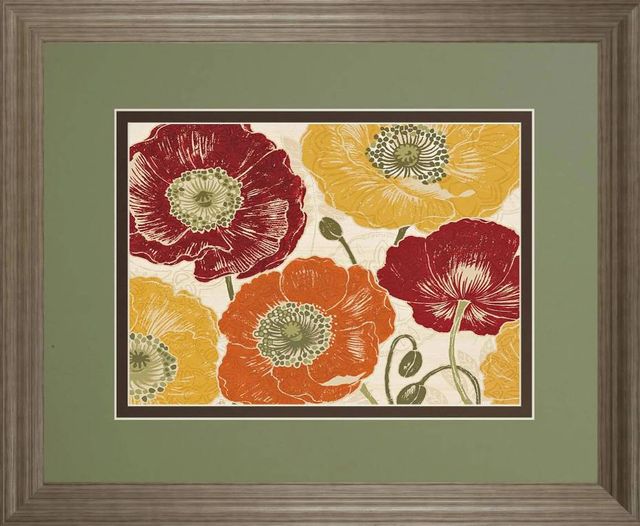 Classy Art A Poppy’s Touch I Spice by Daphne Brissonnet Wall Art-0