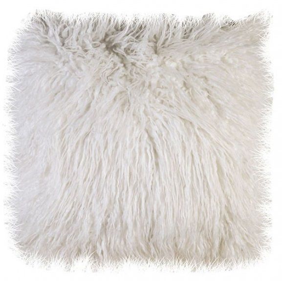 Furniture of America® Sheri White Throw Pillow-0