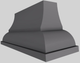 Vent-A-Hood® Designer Series 66" Gunsmoke Wall Mounted Range Hood-4