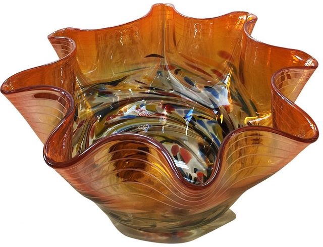 Moe's Home Collection Freeform Orange Bowl-0