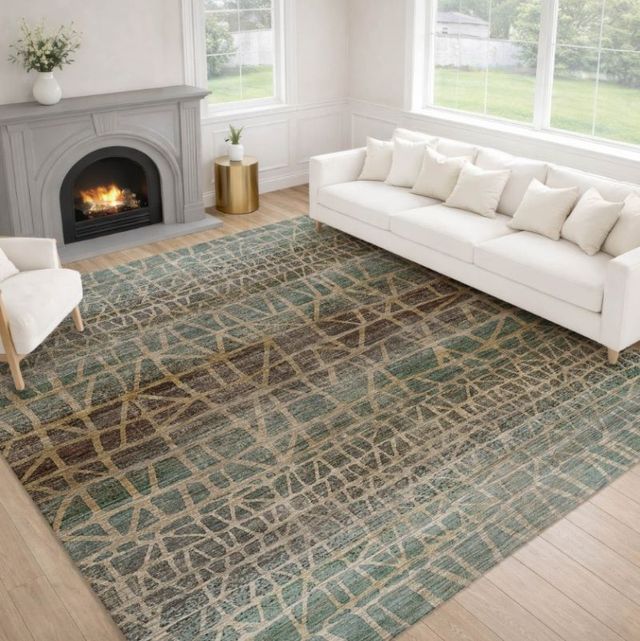 Dalyn™ Rug Company Nexus NX1 Teal 5'x8' Area Rug-1