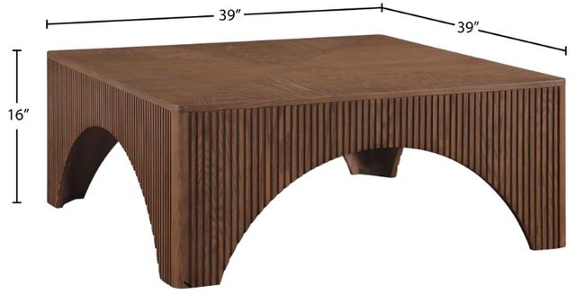 Meridian Furniture Eloise Brown 39" Coffee Table-4