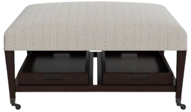 Bassett® Furniture Customizable Kara 40" Ottoman with Trays-1