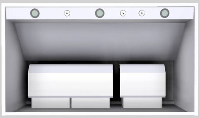 Vent-A-Hood® Premier Magic Lung® 60" White Wall Mounted Range Hood-3