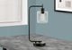 Monarch Specialties Inc. 20"H Black Metal Table Lamp-3
