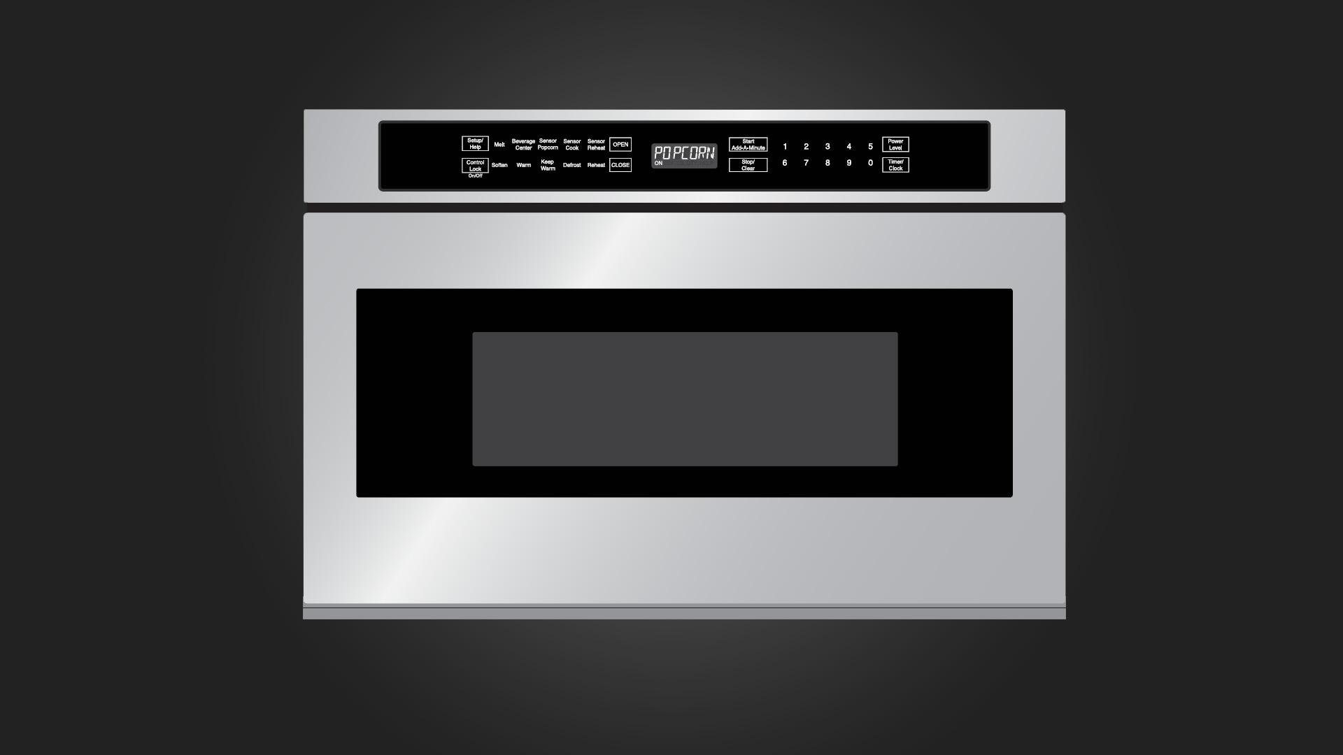 Fulgor Milano Distinto 1.2 Cu. Ft. Stainless Steel 1.2 Cu. Ft. Drawer Microwave Noble Appliance Michigan