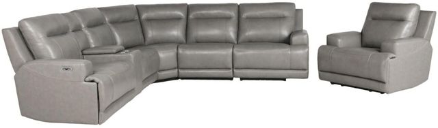 Signature Design by Ashley® Goal Keeper 6-Piece Gray Living Room Set-0