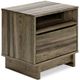 Signature Design by Ashley® Shallifer 4-Piece Gray Queen Panel Bed Set-4