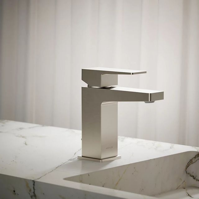 KOHLER®  Honesty® Vibrant Brushed Nickel Single-Handle Bathroom Sink Faucet-3