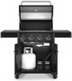Broil King® Crown™ 420 Shadow 4-Burner Black Freestanding Liquid Propane Grill-1
