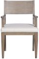 Vanguard® Furniture Ridge Nada Natural/Truffle Stocked Dining Arm Chair-1