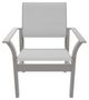 Telescope Casual Leeward Abalone/Warm Gray Fabric/Polymer Outdoor MGP Sling Stacking Cafe Chair-1