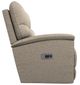 La-Z-Boy® Trouper Grey Leather Power Wall Recliner with Headrest and -3