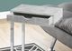 Monarch Specialties Inc. Grey Cement Drawer Table with Chrome Metal  Base-1