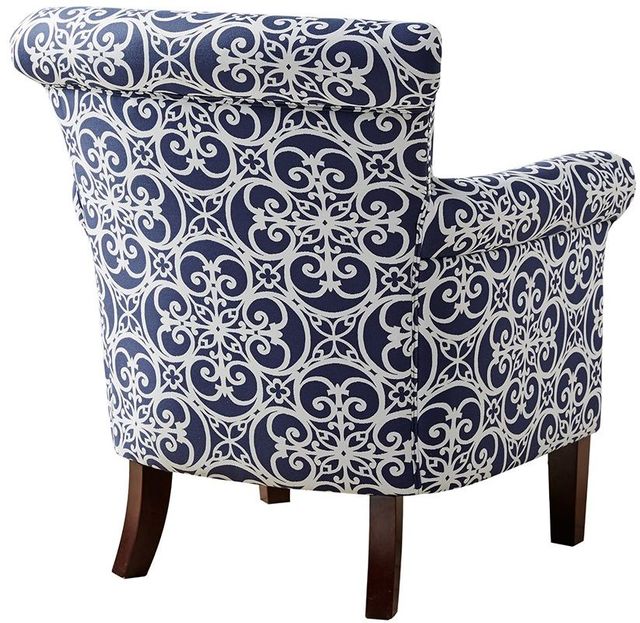 Olliix by Madison Park Navy Brooke Tight Back Club Chair-2