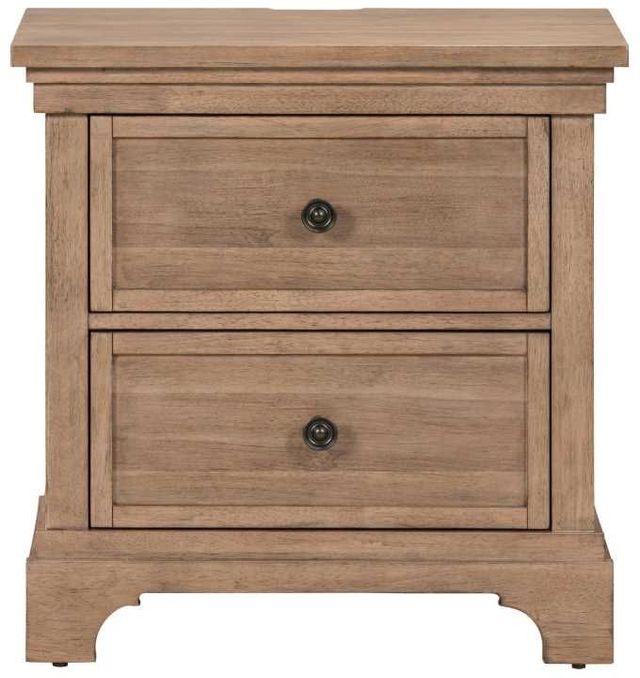 Liberty Furniture Haven Hills Camel Beige Nightstand-2