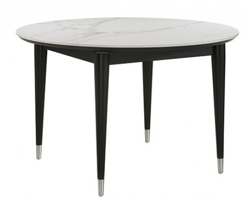 Furniture of America® Maidstone 5-Piece Black/White Round Dining Table Set-3