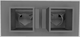 Vent-A-Hood® 60" Gunsmoke Contemporary Island Range Hood-4