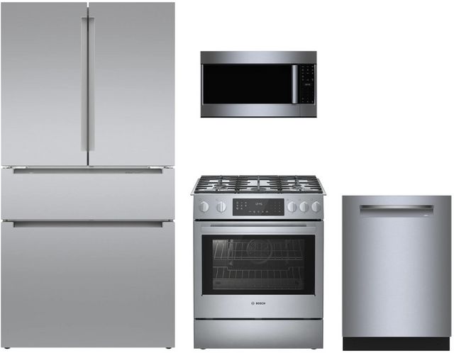Bosch 4 Piece Stainless Steel Kitchen Package