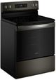 Whirlpool® 30" Black Stainless Steel Freestanding Electric Range with Air Cooking Technology-3