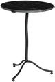 Four Hands Sophie Black Marble End Table-0