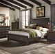 Liberty Furniture Thornwood Hills 4-Piece Rock Beaten Brown Queen Panel Bedroom Set-1