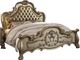 ACME Furniture Dresden Bone/Gold Patina Eastern King Panel Bed-0