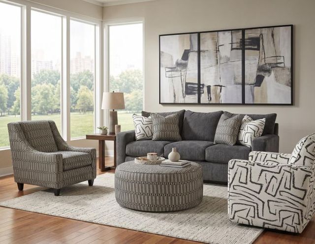 Fusion Furniture Ripple Midnight Sofa-1