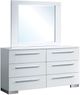 Furniture of America® Clementine Glossy White Dresser-1