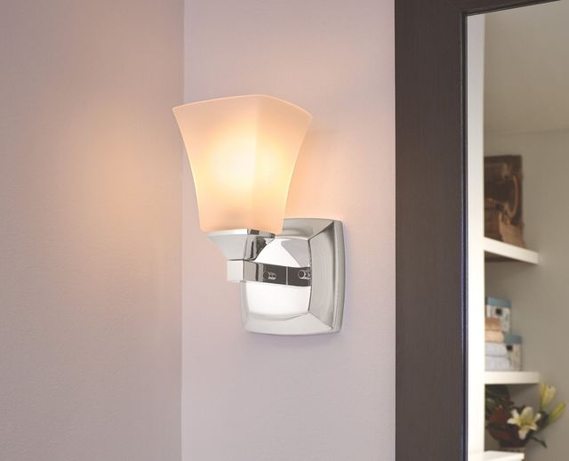 Moen® Voss™ Chrome One Globe Bath Light-1