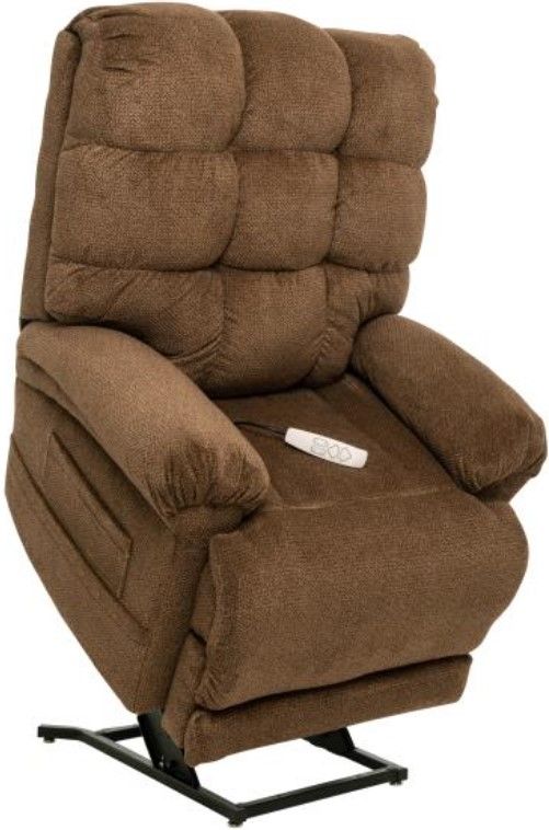 Mega Motion® Angus Nutmeg Power Lift Recliner with Deluxe Heat and Massage-1